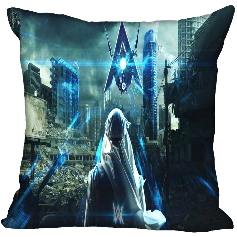 26 Заказная наволочка Alan Walker квадратная Подушка на молнии крышка 40X40cm45X45cm(две стороны) напечатать ваши фотографии классные наволочки для подушек - Цвет: 26