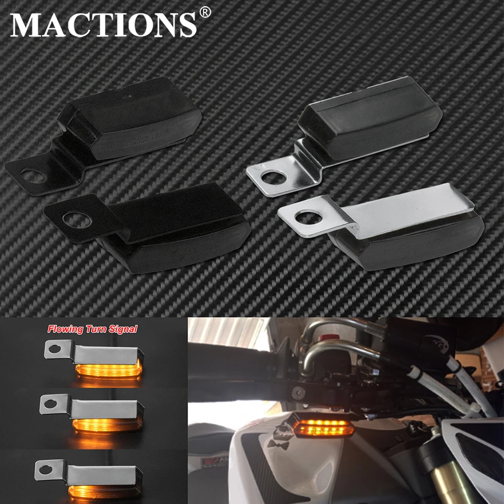 Мотоциклетный Мини светодиодный светильник с поворотным сигналом мигающий