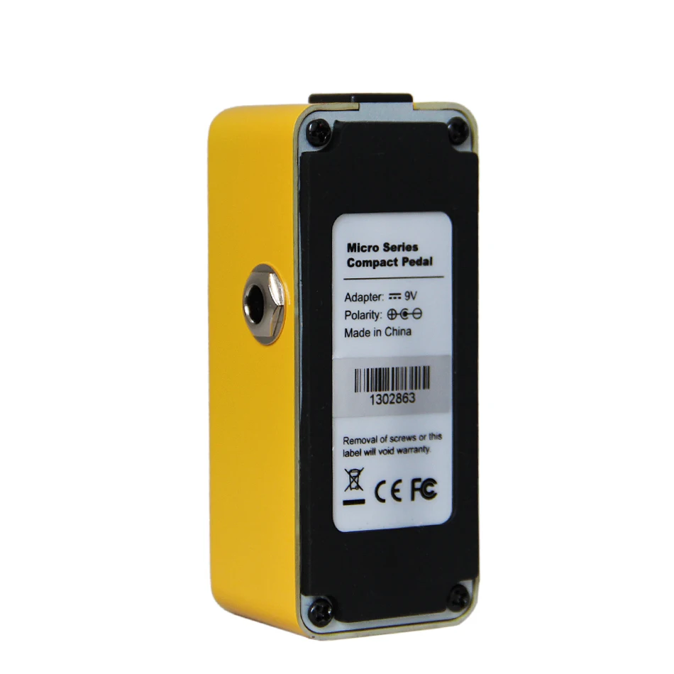Mooer MCS2 желтый комп Микро Мини Классический оптический компрессор педаль эффектов