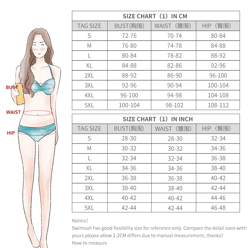 

5XL Plus Size Striped Printed Bikini Swimsuit Skirt Style Sweat Absorbent and Breathable Beach Swimwear High Waisted Swimsuit