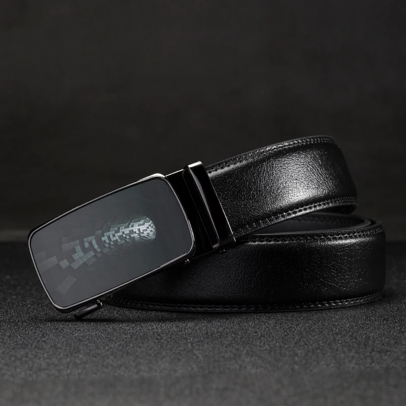 cow genuine leather luxury strap male belts for men fashion Men's Belts Automatic Buckle designer High Quality brand | Аксессуары