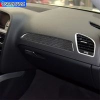 car carbon fiber dashboard co pilot panel decoration sticker trim for audi a4 b8 2010 2016 lhd rhd modified accessories