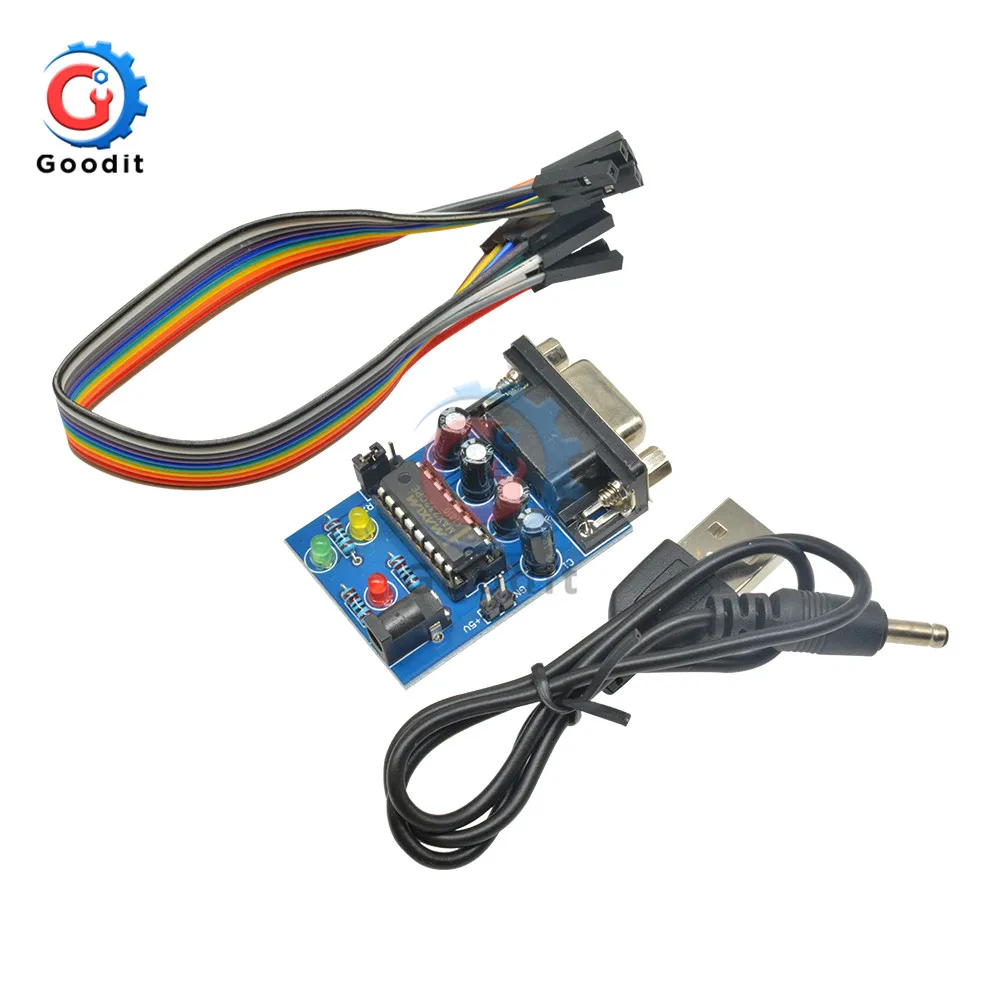 Модуль преобразователя RS232 в TTL COM DB9 серийная плата MAX232 MAX232CPE чип передачи ATMEGA16