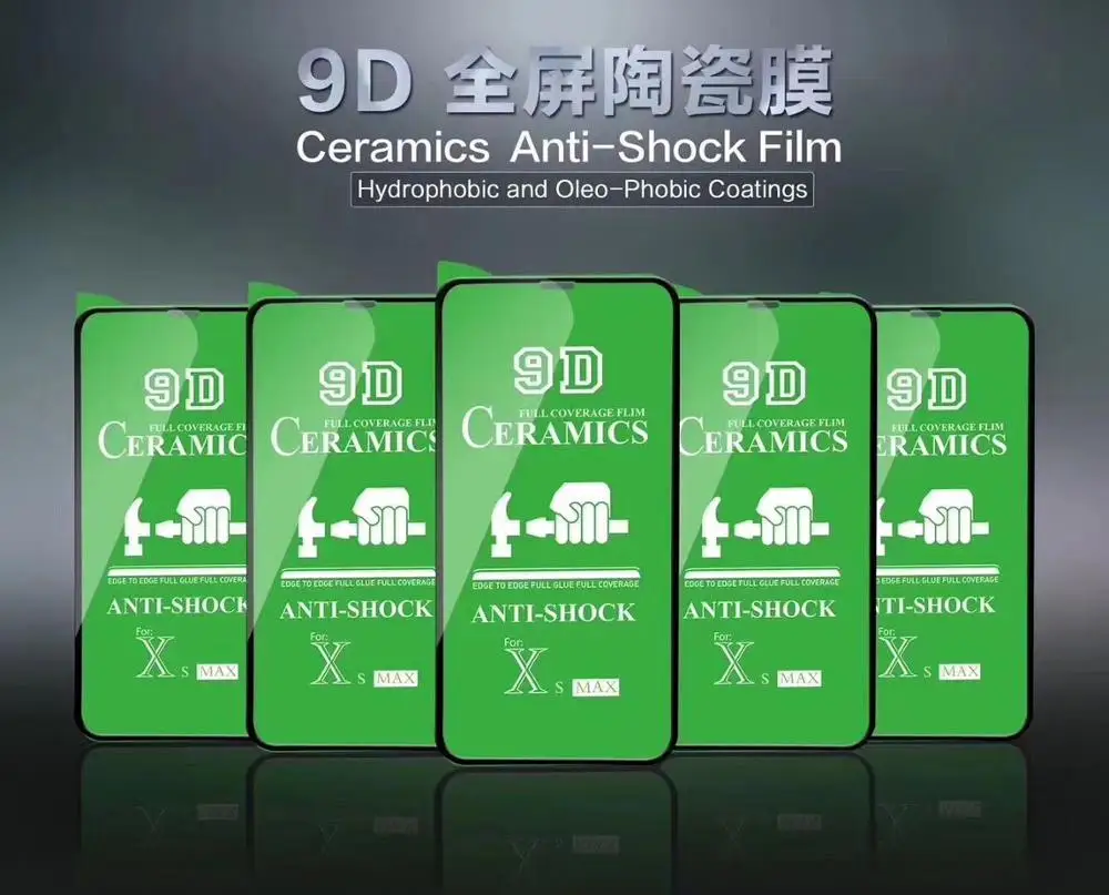 200 шт DHL Бесплатная 9D полное покрытие Мягкая Керамическая Защитная пленка для iPhone