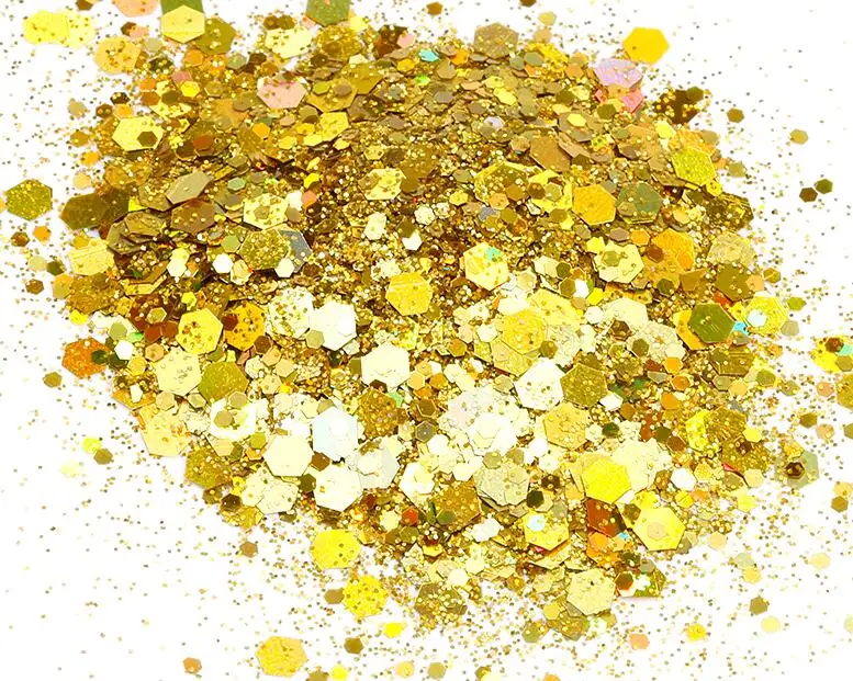4 24k gold-500g 500 грамм 24 цвета голографический массивный блеск микс свободный блеск массивный блеск черный блеск устойчивый к растворению Блестящий из полиэстера - Цвет: 4 24k gold-500g