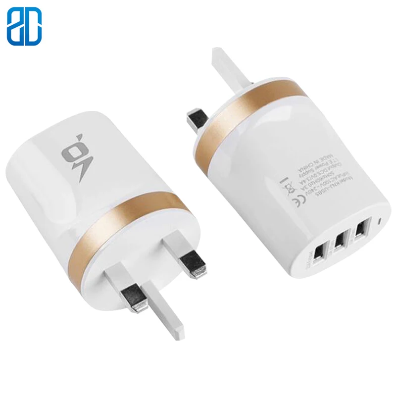 Сетевое зарядное устройство с несколькими USB-портами для iPhone X/ 8 Plus/ iPad Samsung Galaxy |