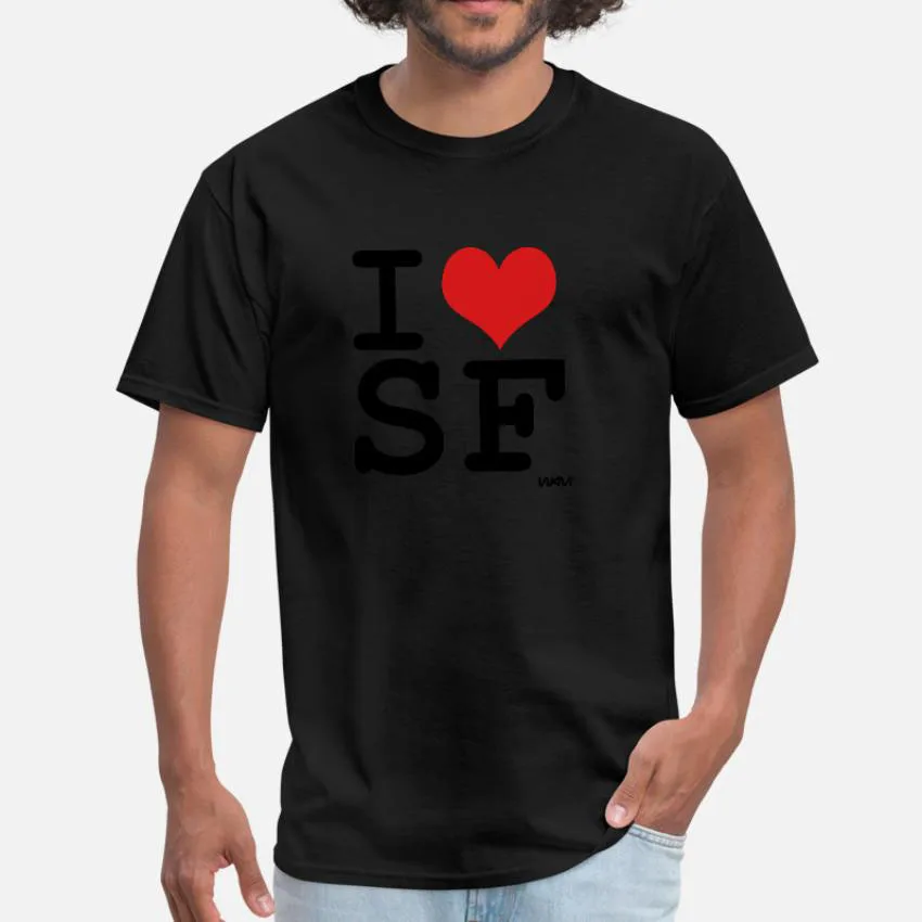 Я люблю Sf By вам футболка Love Francisco San I Sayings City|Мужские футболки| |