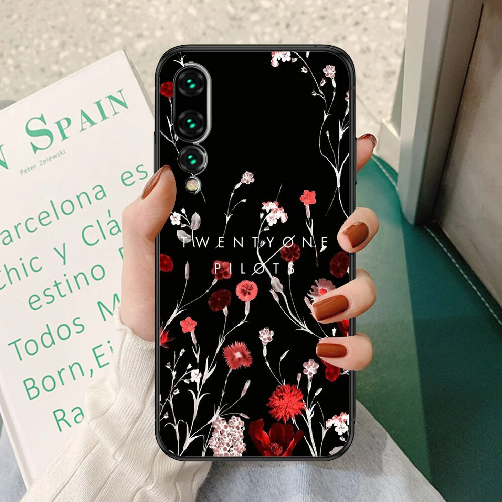 Чехол для телефона twenty one pilots Band 21 чехол Huawei P Mate P10 P20 P30 P40 10 20 Smart Z Pro Lite 2019 черный