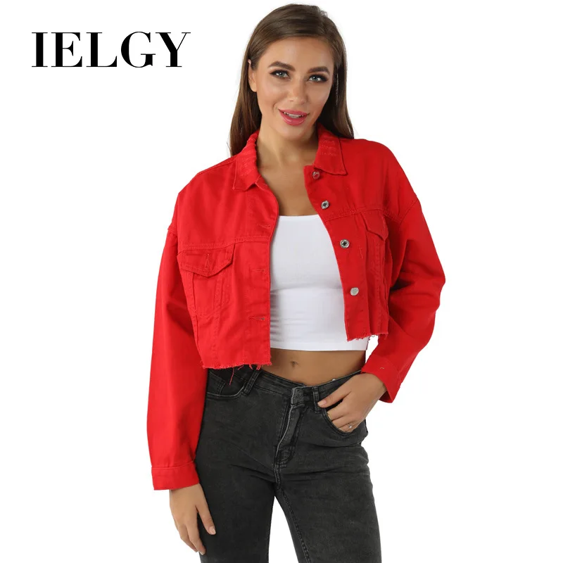 

IELGY Women's denim jackets