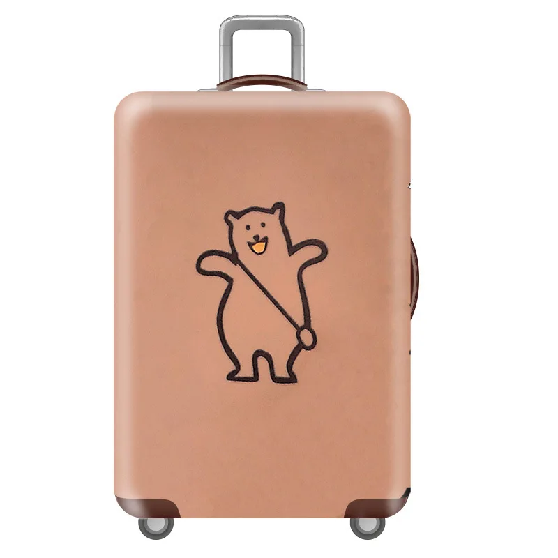 B Luggage cover Уплотненная Крышка для багажа, эластичные Защитные чехлы для багажа, аксессуары для путешествий для пары, чехол для чемодана 18-32 дюймов - Цвет: B Luggage cover