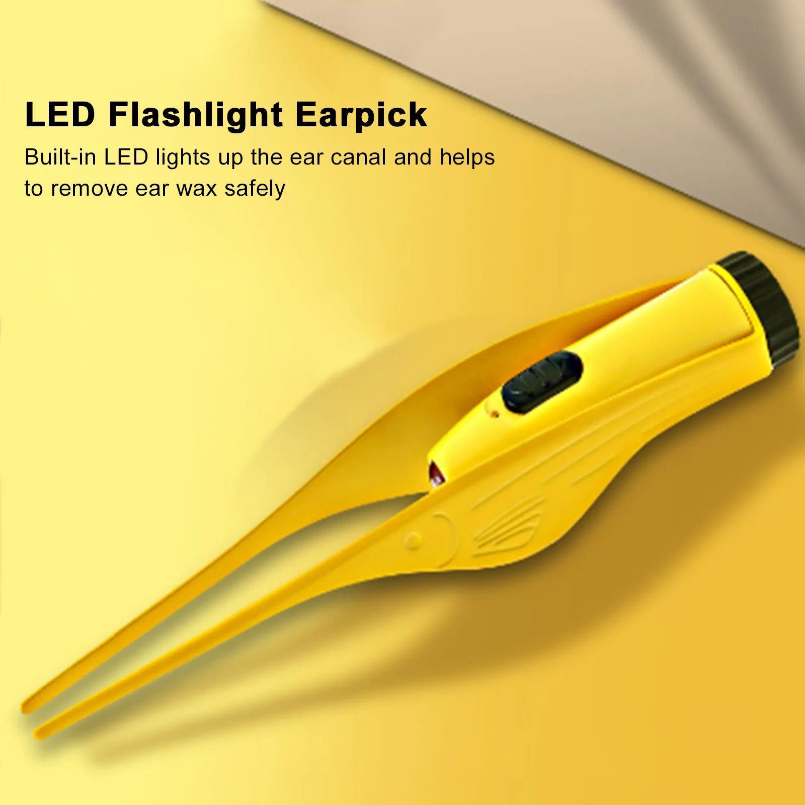Ушная палочка для детей СВЕТОДИОДНЫЙ Фонарик Earpick ушной Пинцет Для Удаления