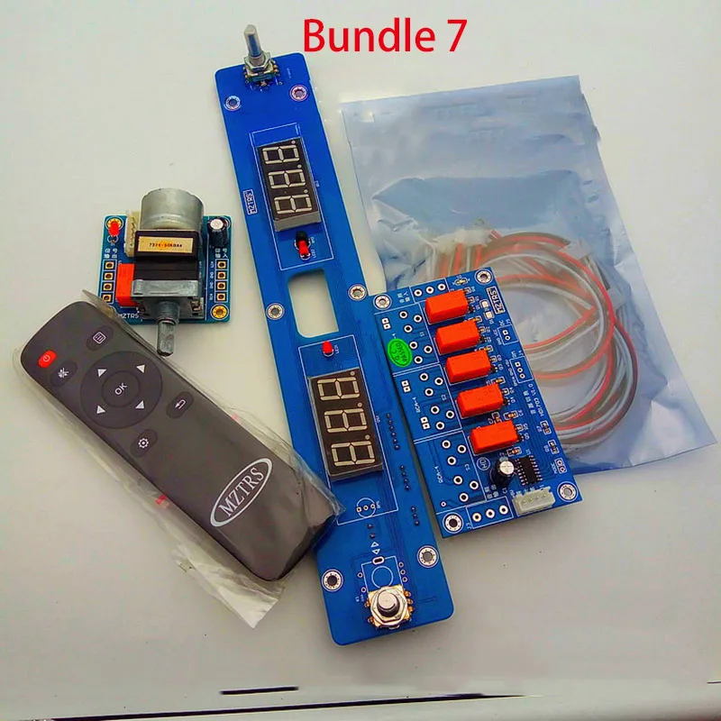 Bundle 7 Hi-Fi Инфракрасный пульт дистанционного управления регулятор громкости Регулировка платы APS усилитель предусилителя потенциометра двигателя автоматически регулирует громкость - Цвет: Bundle 7