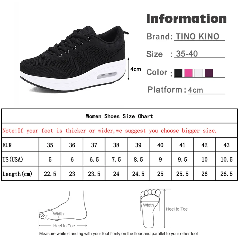 

Female 2020 Spring Women New Mesh Breathable Lace UP Thick Sneakers Ladies Casual Comfortable Vulcanized Woman Shoes New