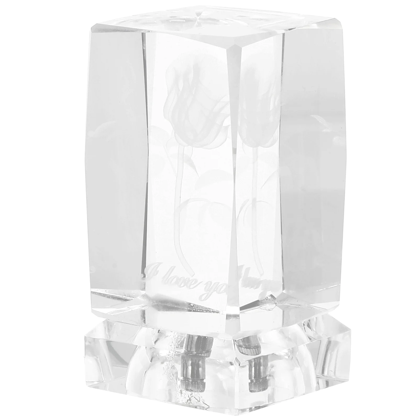 

Милый Кристалл с цветной оссветильник Ной основой подарок на день рождения