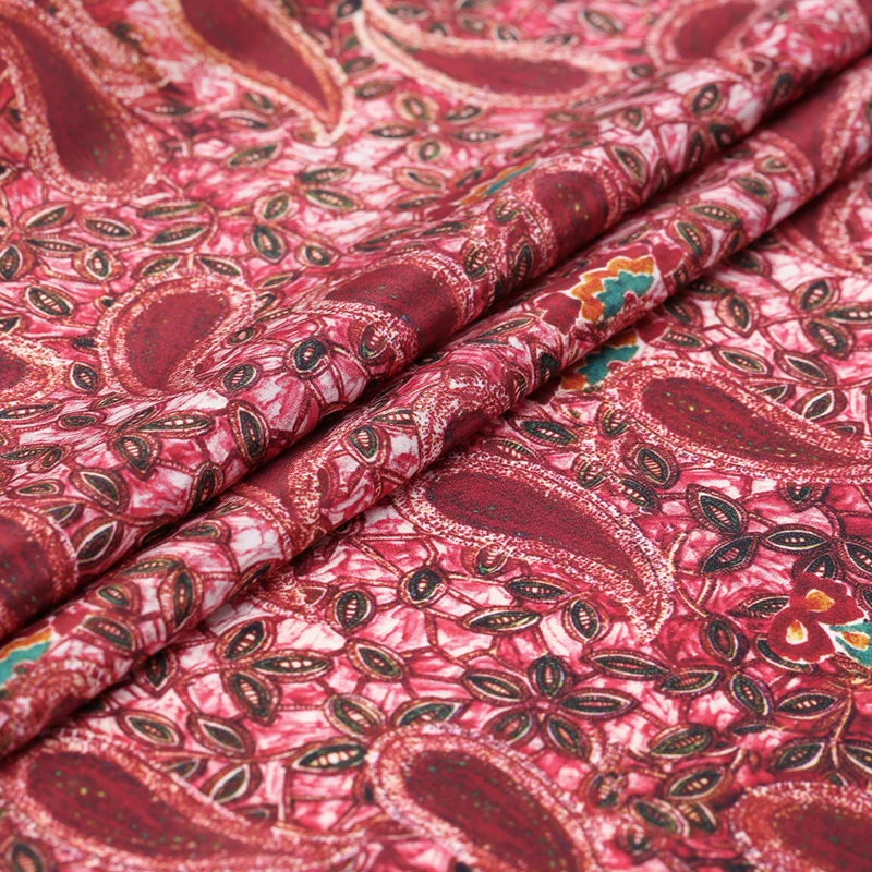 Женское платье из крепдешина с цифровым принтом ширина 114 см | Дом и сад