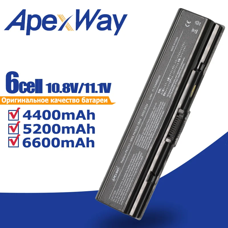 Черный 11 1 В PA3534U 1BRS для ноутбука Toshiba 3533 PABAS174 PABAS098 1BAS PA3535U 1BRSPA 3682U PA3727U
