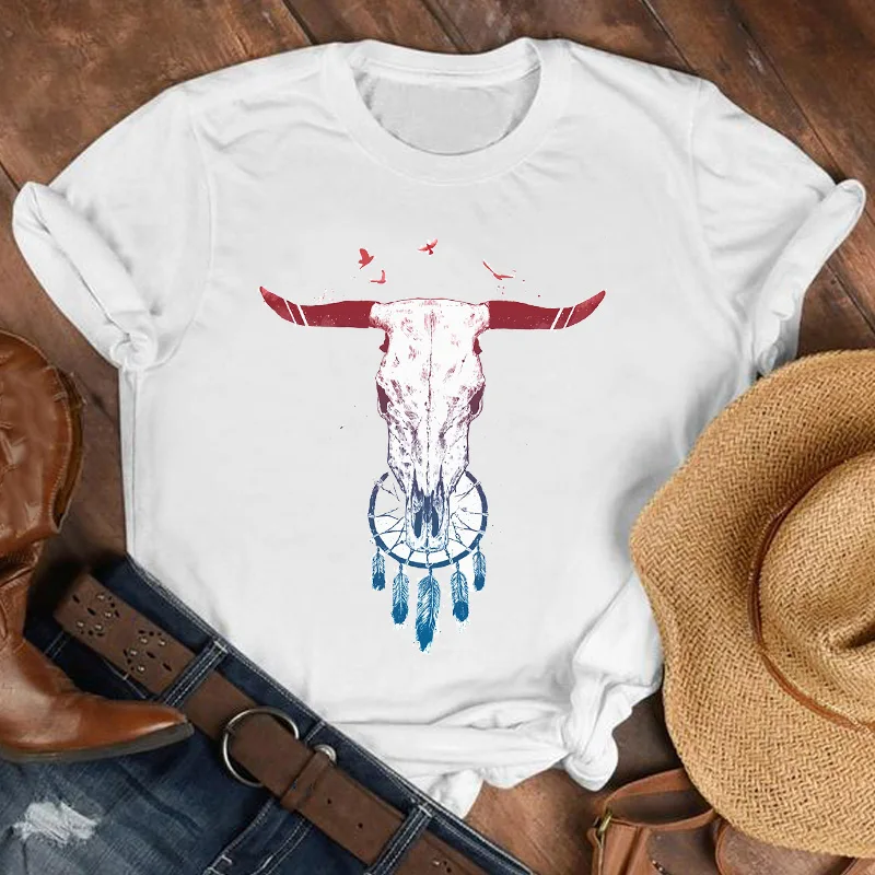 

Women Lady Floral World Travel Cute Fashion Summer Fall Shirt Clothes Tshirt Tee Womens Top Female Print T Graphic T-shirt