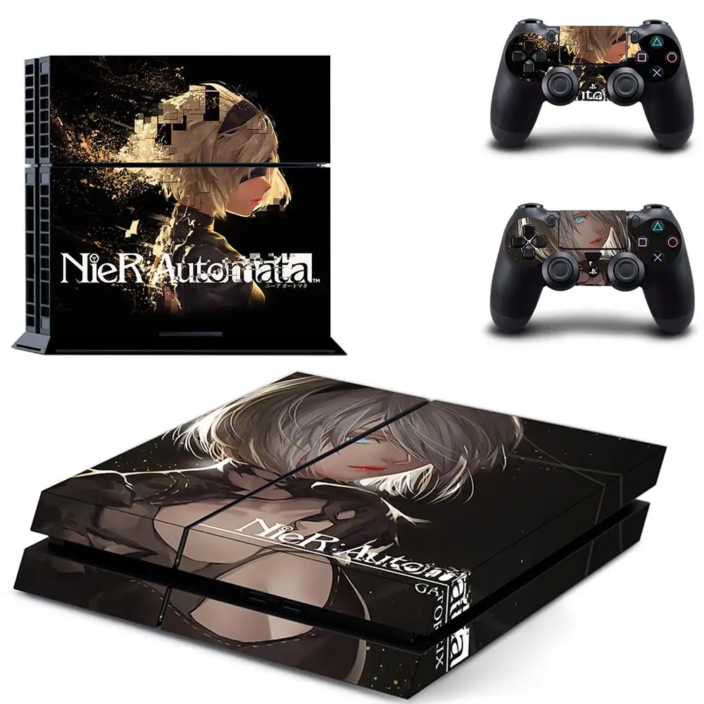 

NieR Automata PS4 Stickers Play station 4 Skin PS 4 Sticker Decal Cover For PlayStation 4 PS4 Console & Controller Skins Vinyl