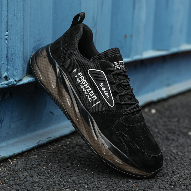 

Brand Men Shoes Casual Sport Sneakers Flock Spring Breathable Hard-Wearing Shoes Walking Tenis Shoes Sapatos Masculino 39-44