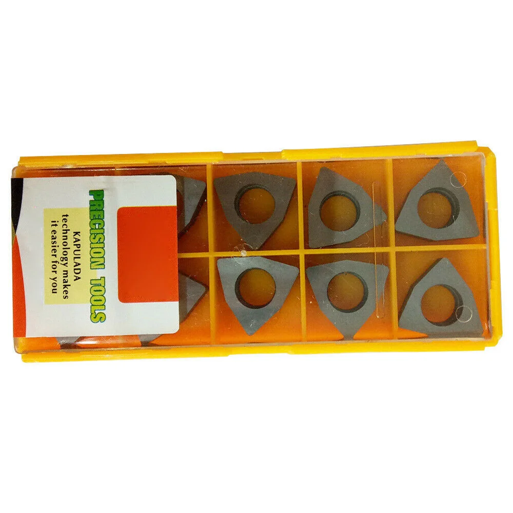 

Tools Carbide Inserts Accessories External Lathe Bar Turning 10pcs Milling Cemented Gaskets Threading