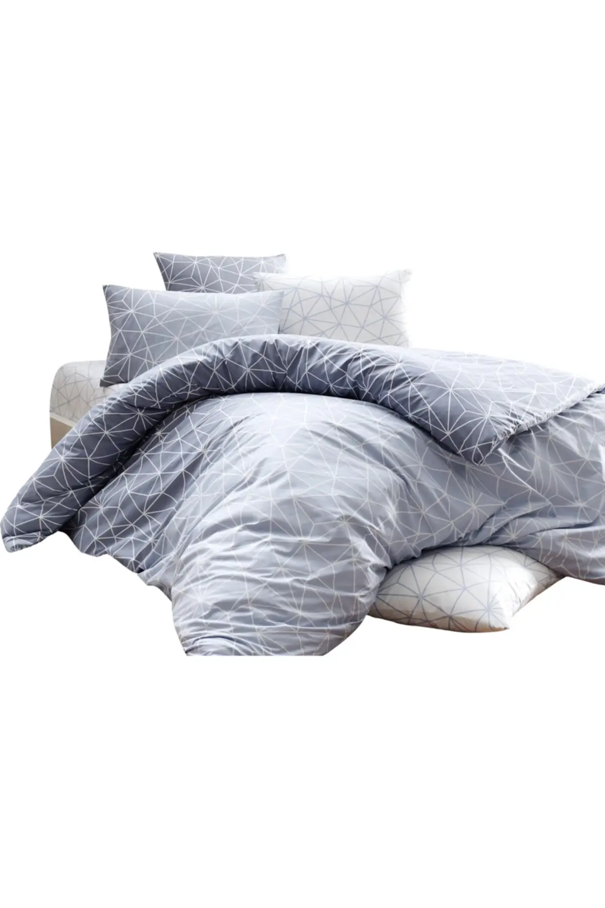 

Lily Ranforce 100 Cotton Double Duvet cover 2988 200x220 Blue Cotton Tubeless