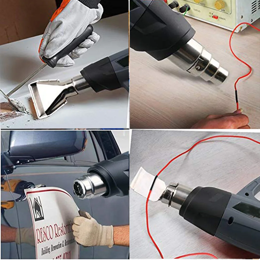 

Heat Gun Hot Air Blower Tablet Heat Gun with LCD Display 2000W Wireless Heat Gun Wind Control Memory Function Hot Air Gun Kits