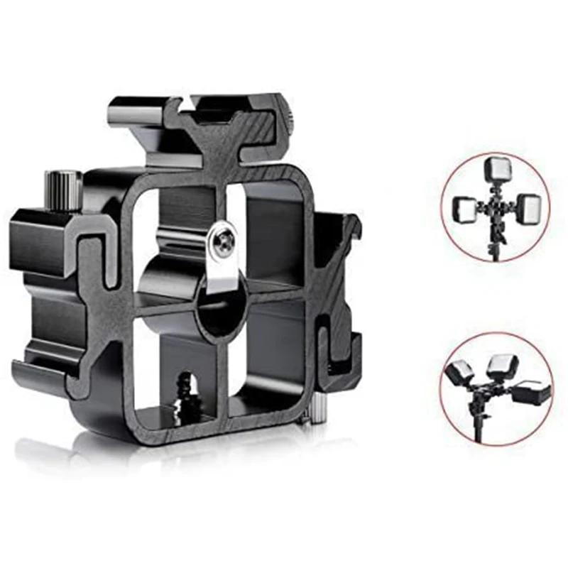 2 шт. тройное крепление для холодного башмака держатель зонта камеры Speedlite