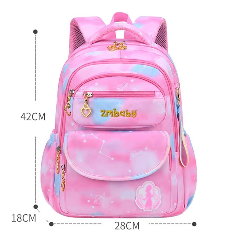 Милые школьные портфели OKKID для девочек фиолетовые рюкзаки начальной школы детей