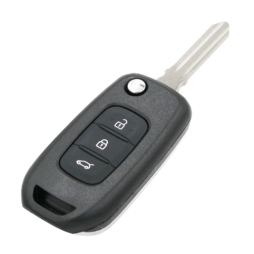 3 кнопки флип удаленный ключ 433 МГц PCF7961 4A чип для Renault Kadjar Captur Megane символ 2013 2017