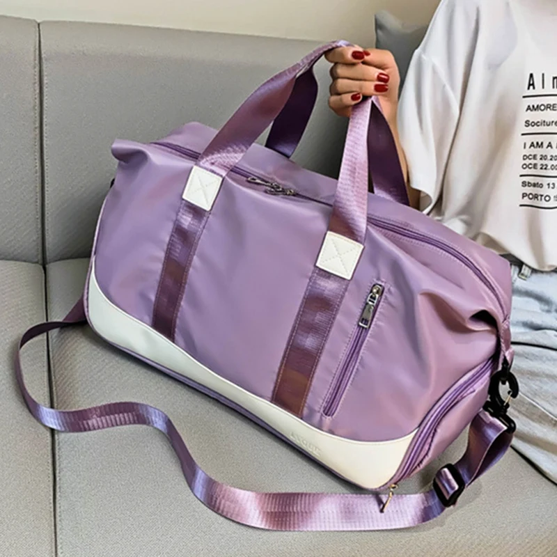 Сумка на плечо для мужчин и женщин сухая влажная спортивная сумка тренировок в