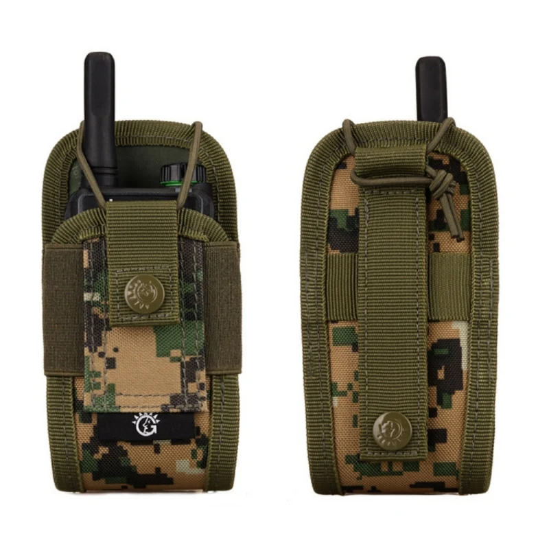 

Military Airsoft Tactical Molle Radio Pouch Army Shooting Hunting Magazine Mag Pouch Walkie Talkie Wasit Bag Holder Pocket Bag