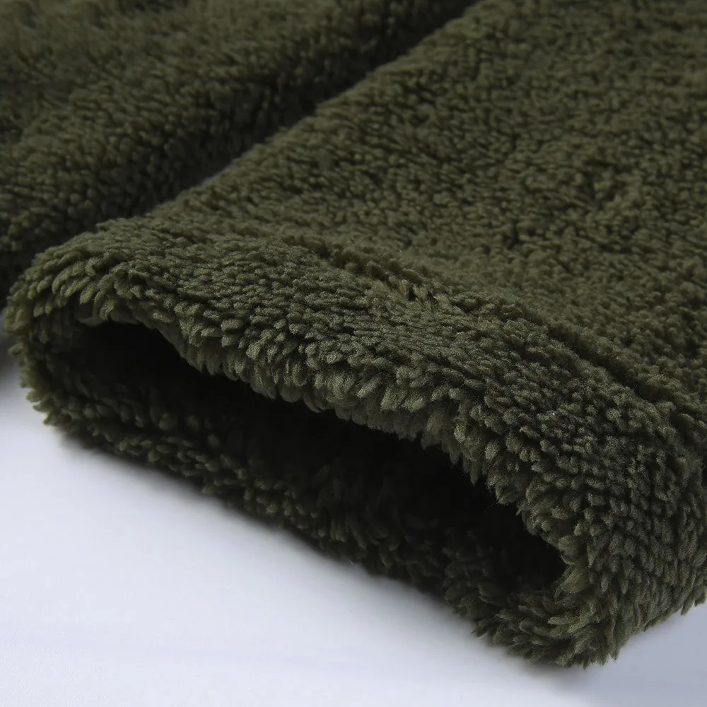 Мужские пальто модный мужской свободный теплый плюшевый кардиган длинный