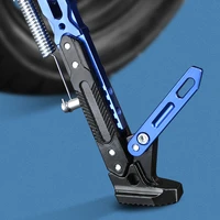 adjustable kickstand kick stand parking bracket motorcycle cnc foot side stand for electric motorbike motorcycle accessories
