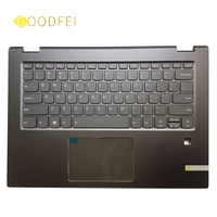 new original for lenovo yoga 520 14 520 14ikb flex 5 14 palmrest upper case cover us keyboard gray black without backlit