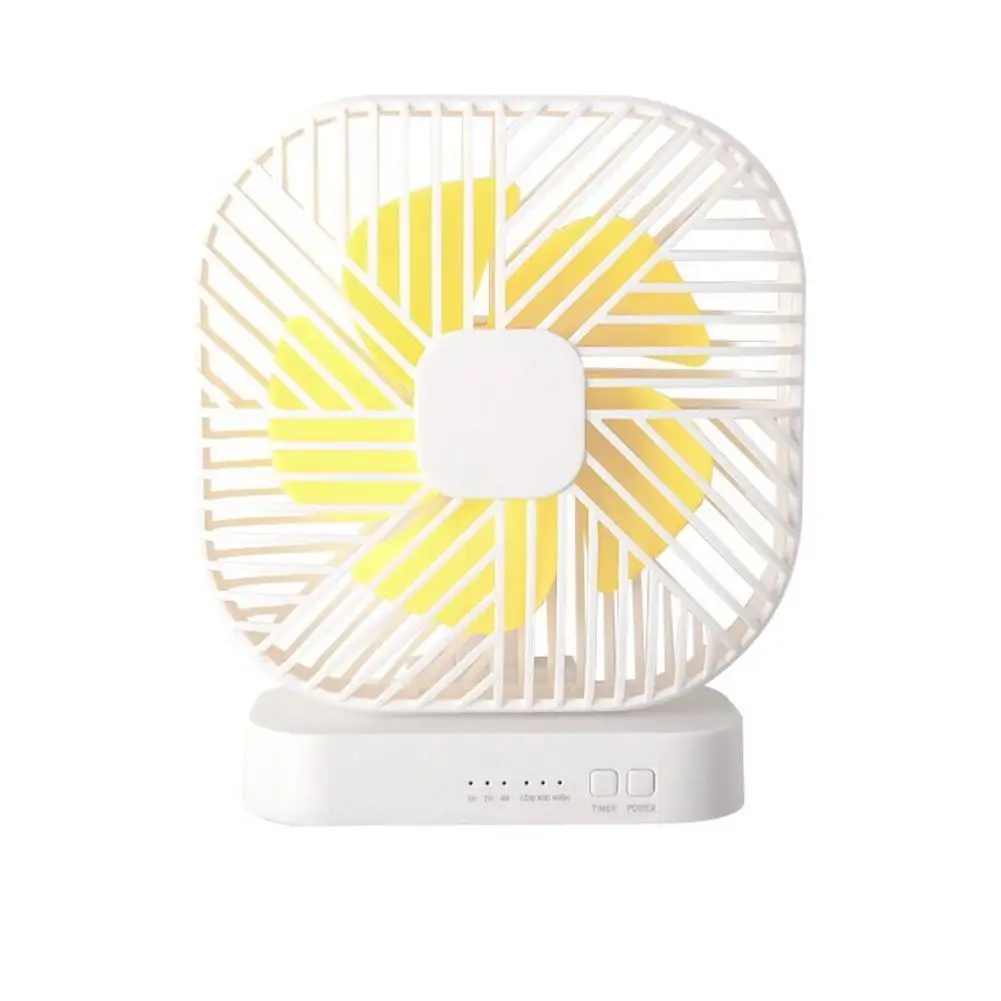 

Magnetic USB Fan USB or AA Battery Powered Desk Fan Speed Timing with Function 3 Z9S4
