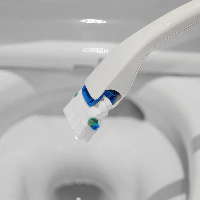 С моющим средством одноразовая щётка для туалета в японском стиле без мертвых