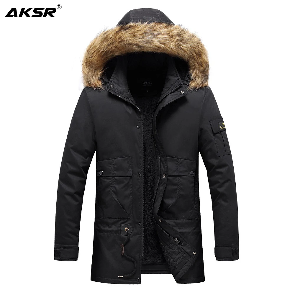 Мужская Зимняя парка большого размера флисовые толстые теплые зимние куртки