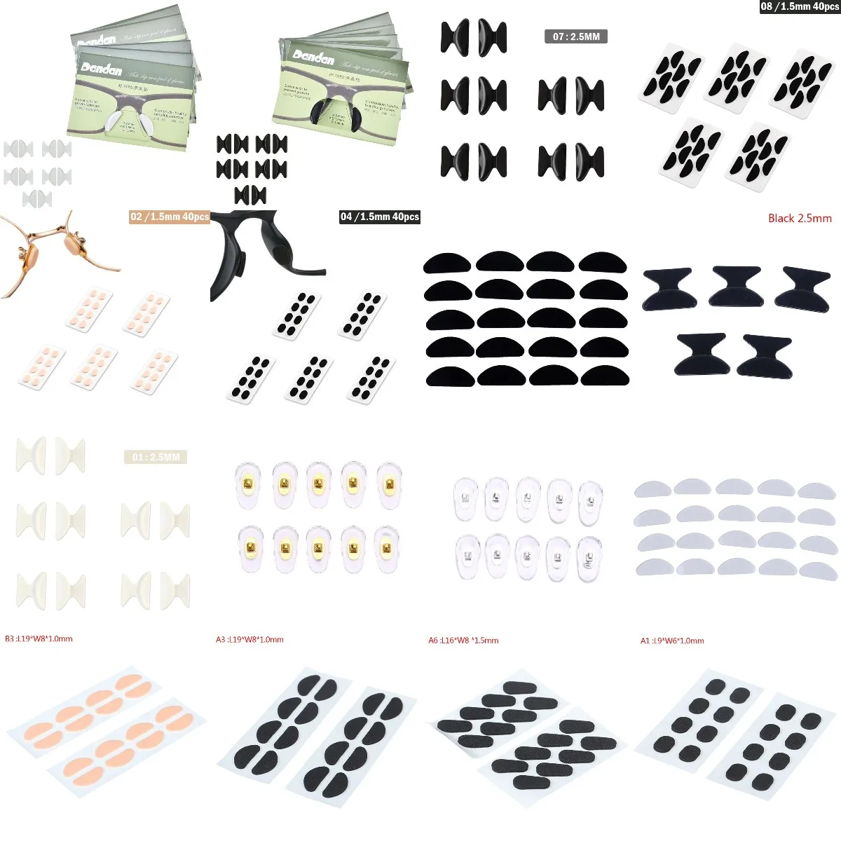 

5/10 пар, силиконовые носоупоры для очков