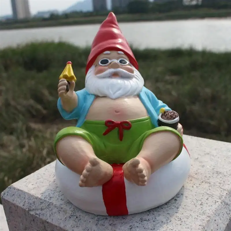 

Funny Garden Statue Resin Gnome Crafts Dwarf Elf Ornament Resin Crafts Garden Landscape Decoration For Outdoor Lawn Home Decor