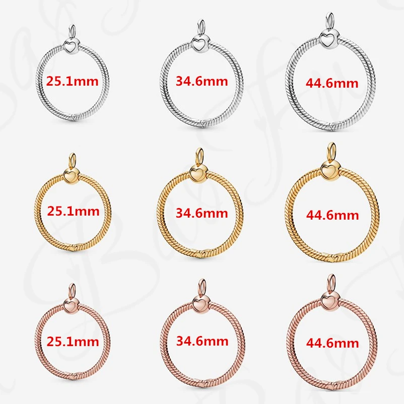 Аутентичные 925 стерлингового серебра кулон подходит для оригинальный женский