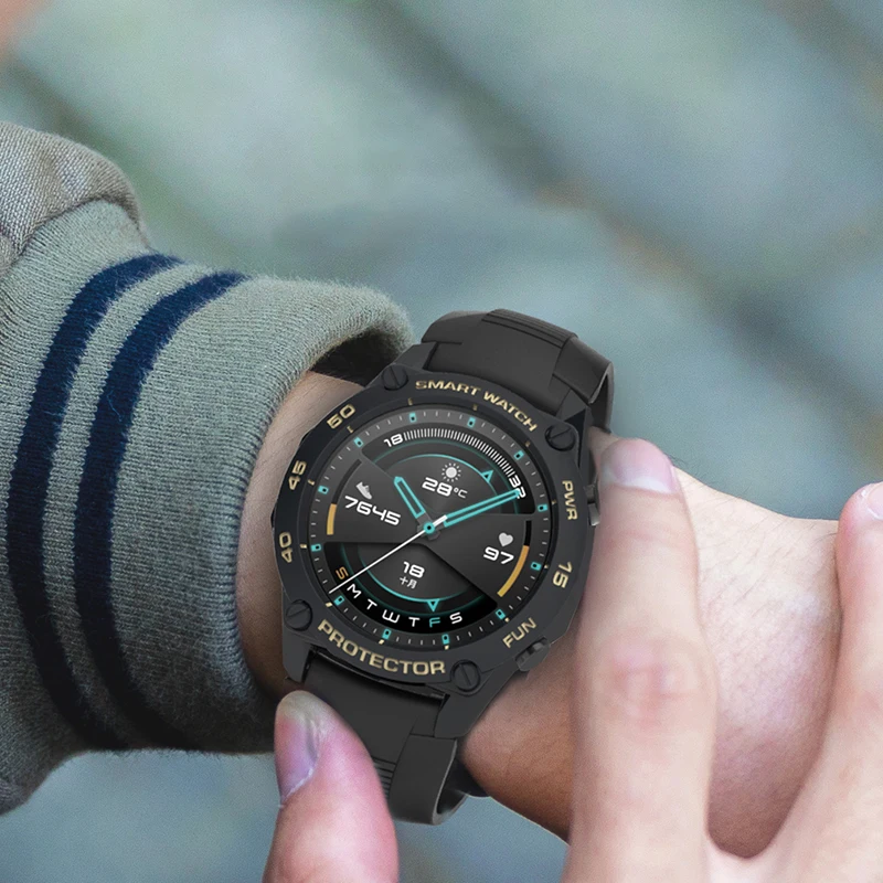 Чехол для часов SIKAI из ТПУ Huawei GT2 цветной защитный чехол смарт 46