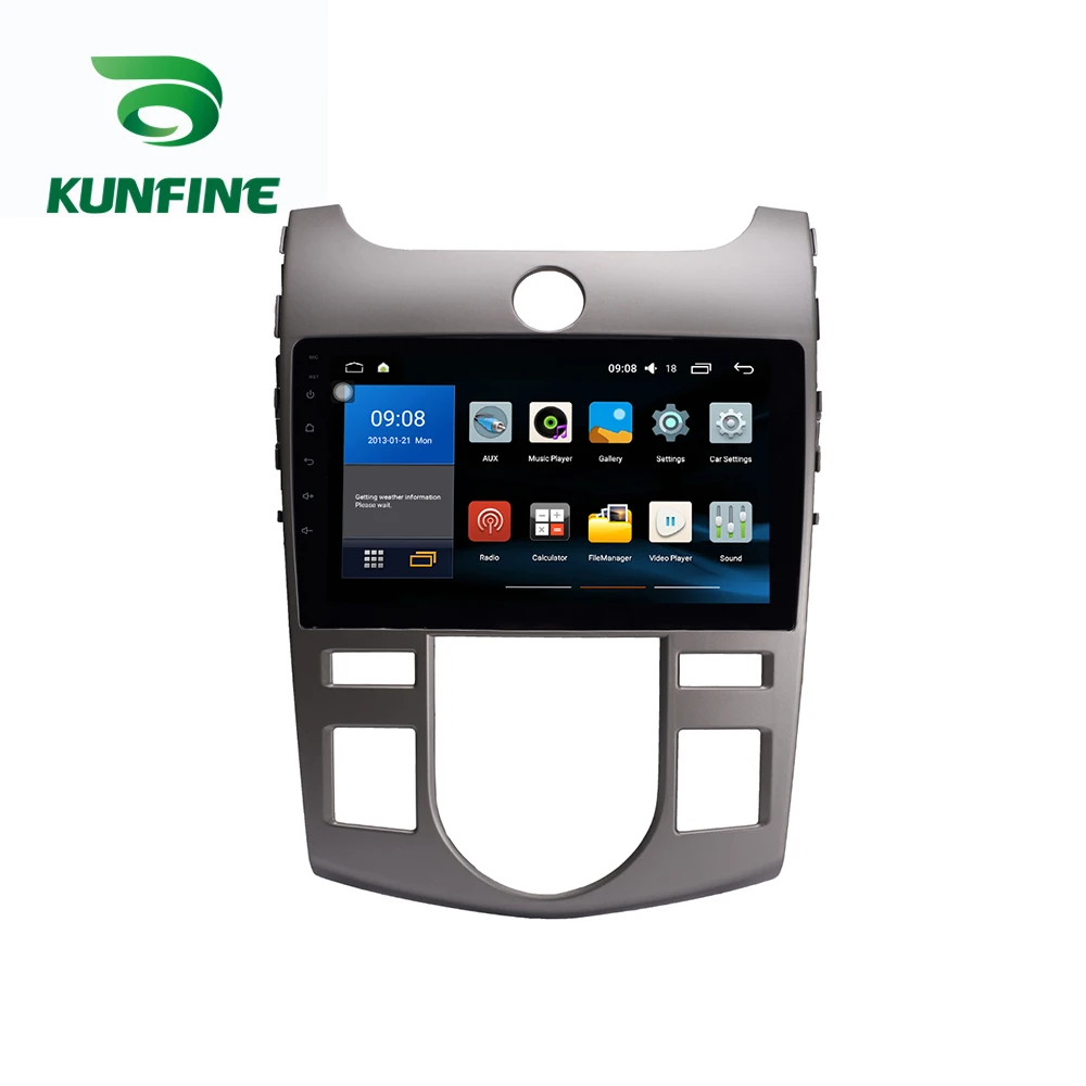 Android 10 0 1024*600 Octa Core автомобильный DVD GPS-навигатор плеер Deckless Car Stereo для Kia Forte 2009-2017 MT