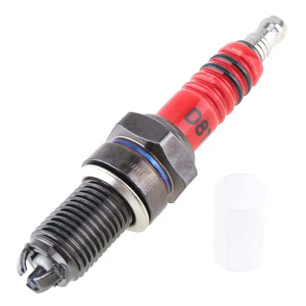 D8TC Level 3 Multi-angle Ignition Red Head Motorcycle Platinum Nozzles Plugs Fit for CG 125cc 150cc 200cc 250cc | Автомобили и