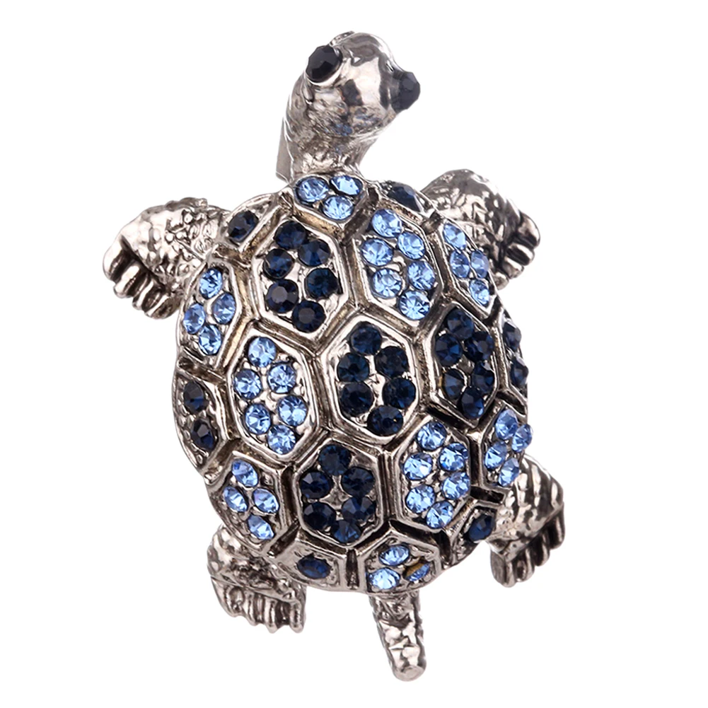 Стразы брошь с черепахой Pin милые винтажные женские аксессуары для одежды|Броши| |