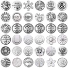 6 шт.Лот, ювелирные изделия для семьи, бабушка, бабушка, мама, бабушка, сестра, благородный шар с деревом, 18 мм, металлические кнопки для браслета