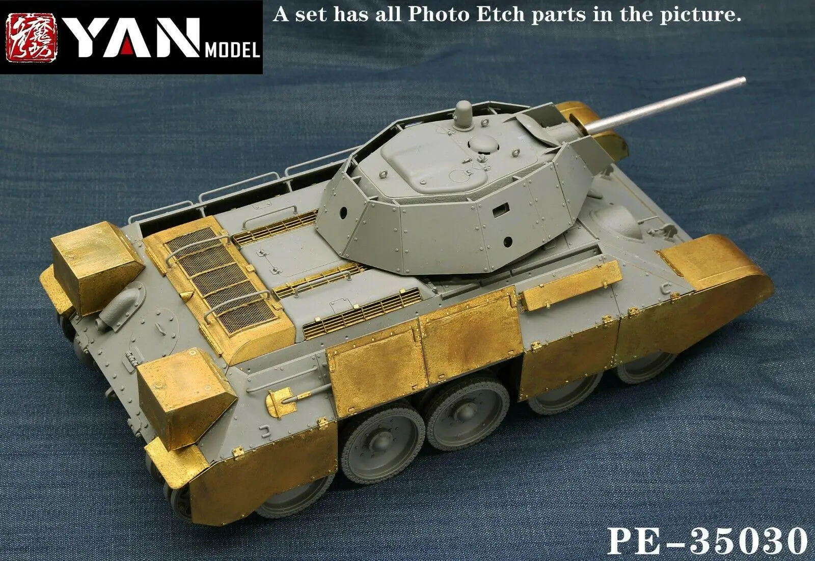 Yan модель PE-35030 1/35 шкала T-34/76 набор деталей для разметки границы BT-009 | Игрушки и