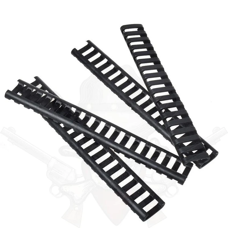 

ar15 accessories airsoft hunting gun accessories ERGO LowPro rubber Ladder Rail Cover SET B TYPE for rifle handguard picatinny