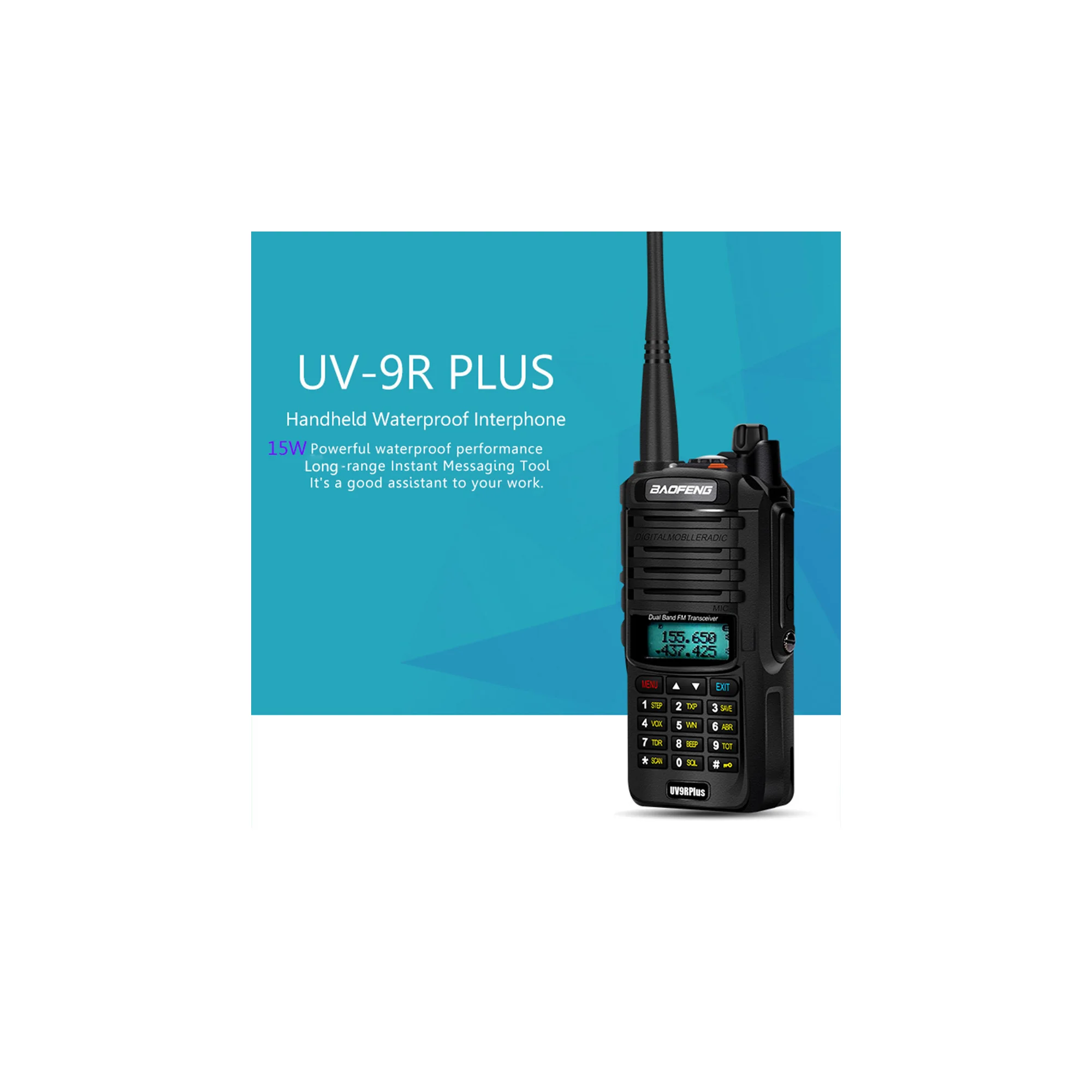 Рация baofeng 4800 plus 10 Вт UV-9r мА ч 2 шт. | Мобильные телефоны и аксессуары