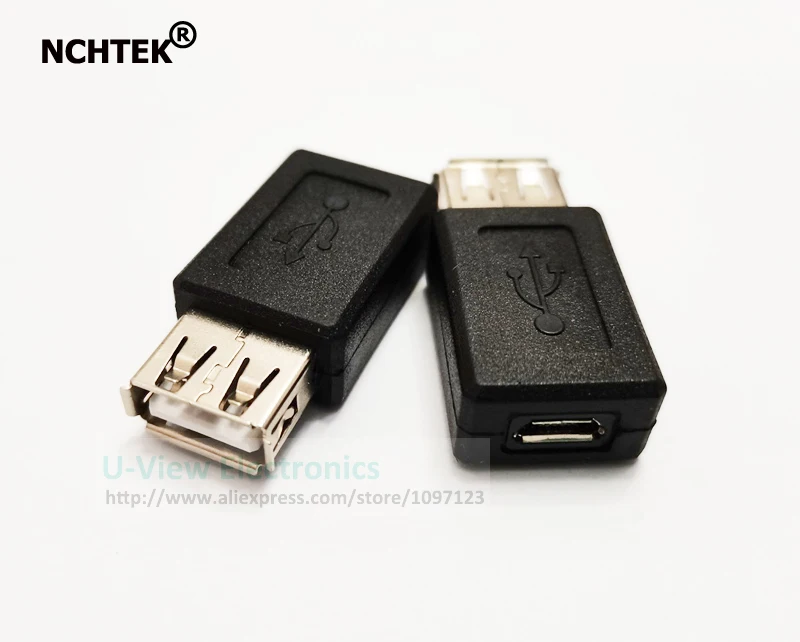 NCHTEK USB 2 0 женщина к микро USB2.0 5Pin женский коннектор для передачи данных адаптер