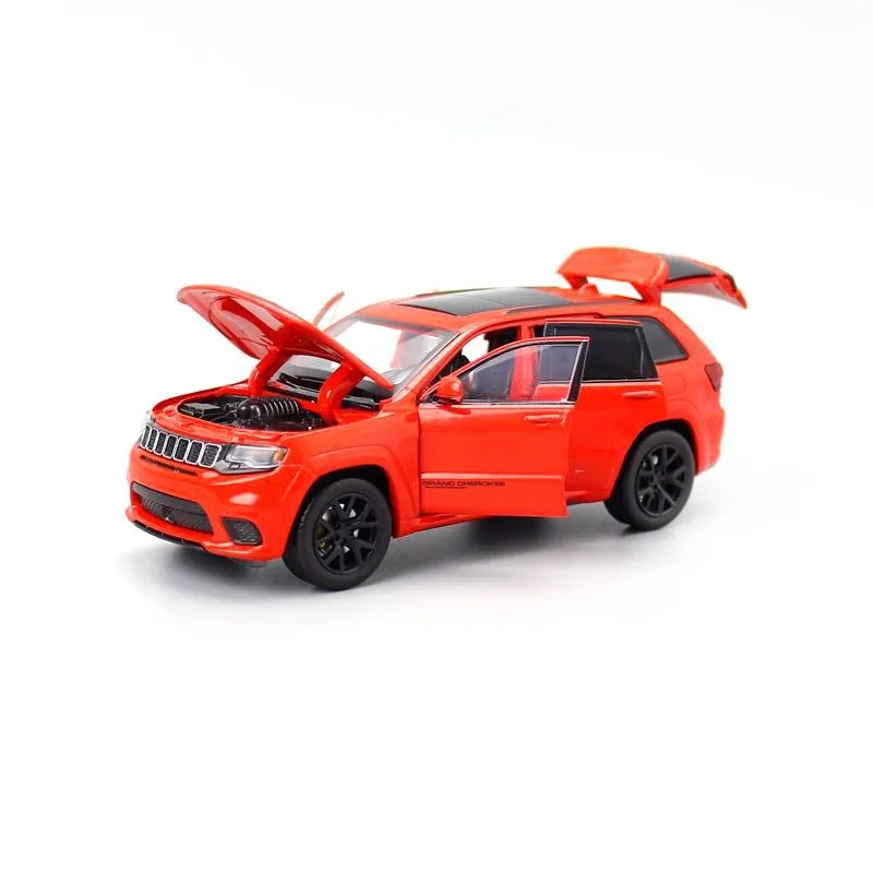 Литой автомобиль jackioffen модель джипа Grand Cherokee Speedway Hawk масштаб 1:32 звуковая и